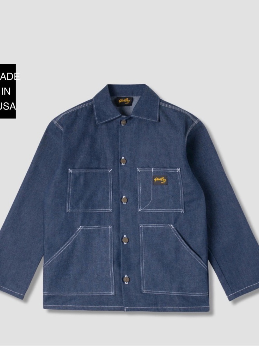 Stan Ray Indigo Denim Chore Jacket